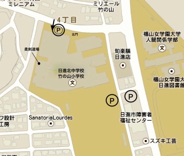 日進北中学　詳細図