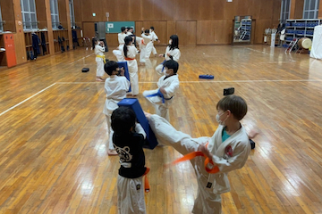 ミット稽古