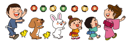 盆踊りイラスト